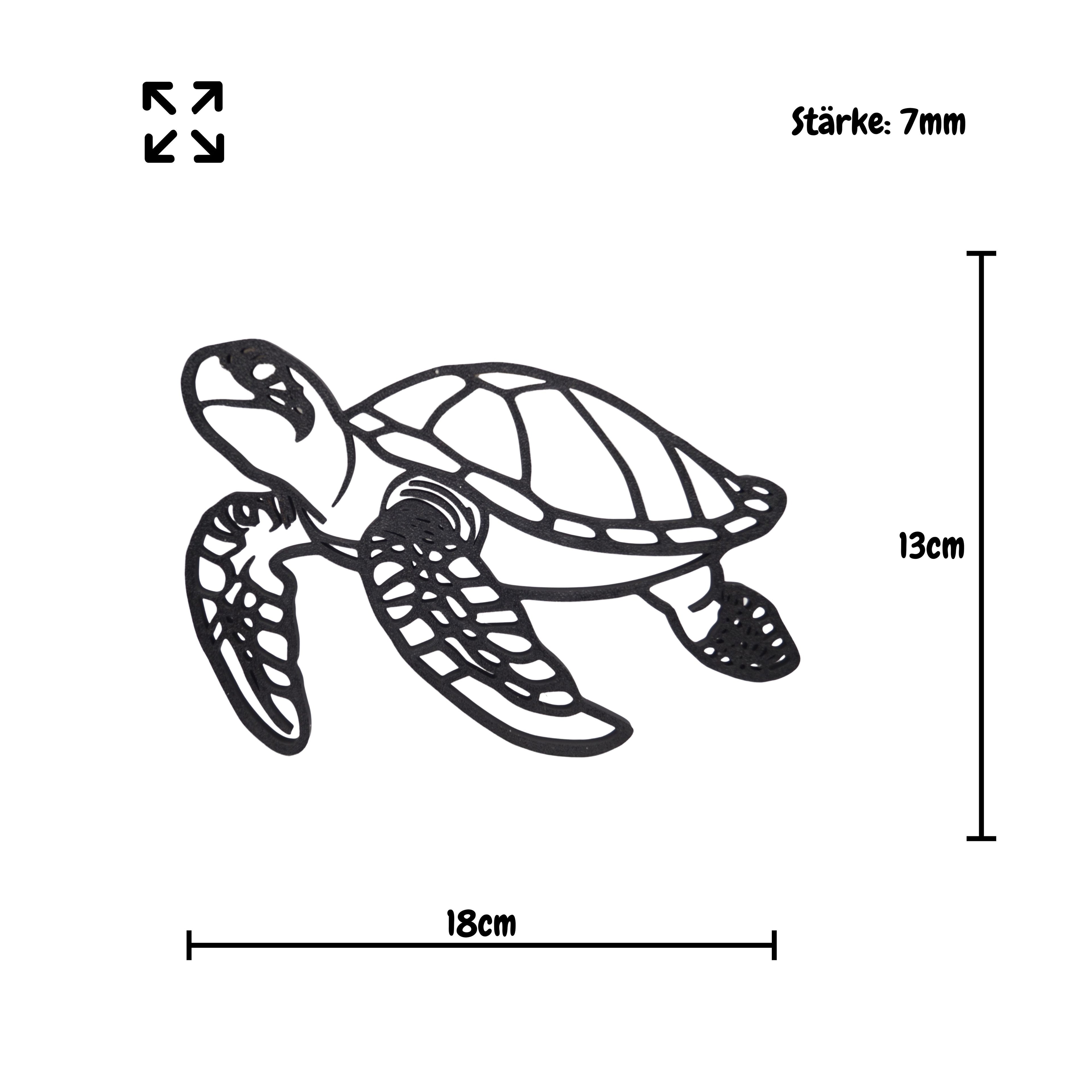 3D-gedruckte Wanddeko – Silhouette 9 Motive | Schichtwerke3D